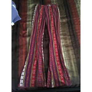 Hippie boho flared pants